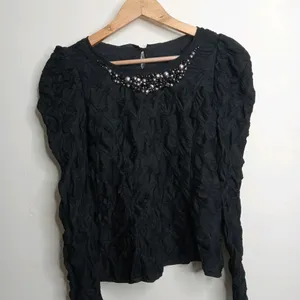 Black Casual Top (Girl' s)