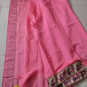 New Pink Saree