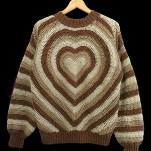 Crochet Heart Sweater