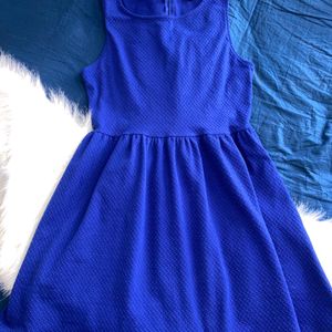 FOREVER 21 BLUE DRESS Size M Bust 30-32 Inches