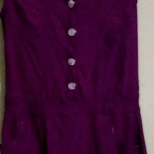 A Bodycon Dress In Beautiful Purple Colour