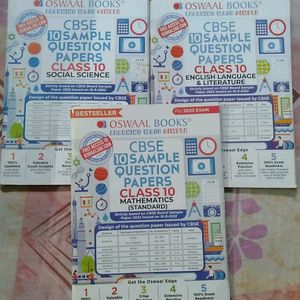 OSWAL Class 10 (PACK OF 3) CBSE QUESTION Banks