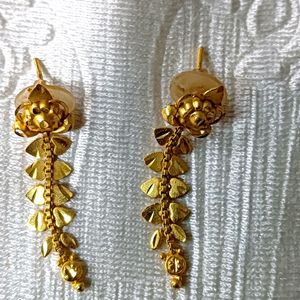 Gold Polish Earrings