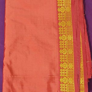 Banarasi Orange Saree