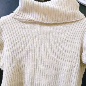 Woolen High neck Top For Kids