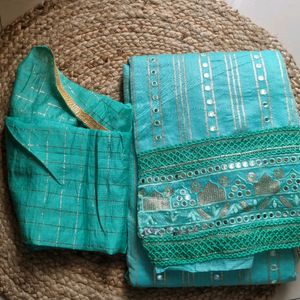 Ethnic Unstitch Suit Material