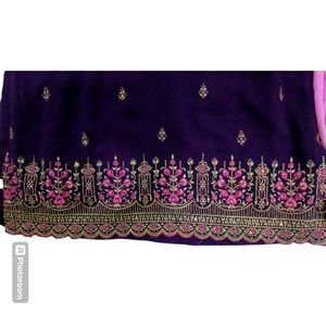 Pink Purple Garara Dress