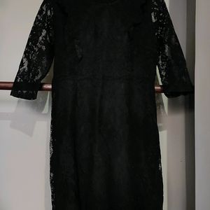 Black Mid-Length Dress