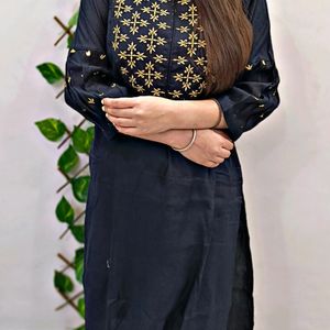 BLACK KURTA SETS