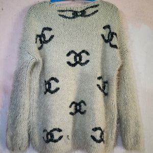 Chanel Logo Sweater