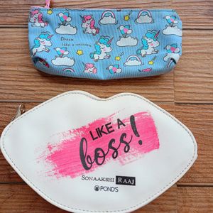 Set Of 2 Pouches/Storage Bag