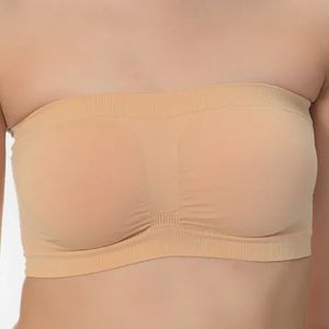 Strappless Strechable Comfortable Bra Free Size