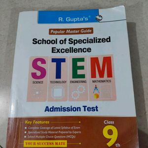 SOSE STEM admission Test Book Class 9