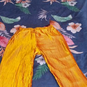 Yellow Golden Kaftan Set