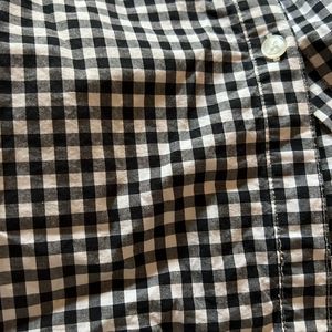 Long checked shirt