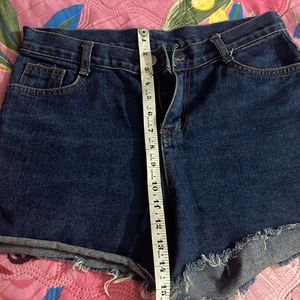 High Waist Denim Shorts