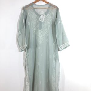 Grey Embroided Kurta(Women’s)