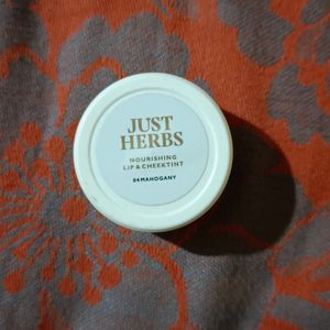 Just Herbs Lip And Cheek Tint - Mahagony