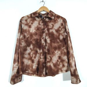 Brown And White Shade Shirt (Women's)