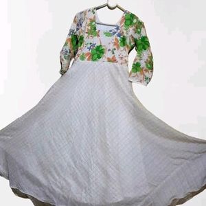 Choli Frock In  Georgette Febric