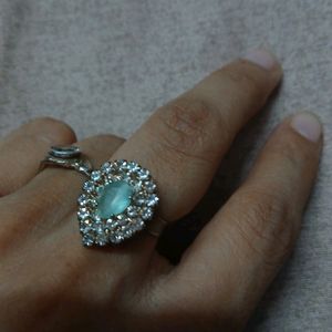 Blue Stone AD Ring