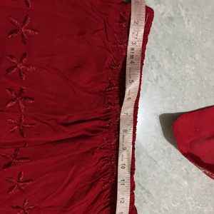 Red Marron Plazzo