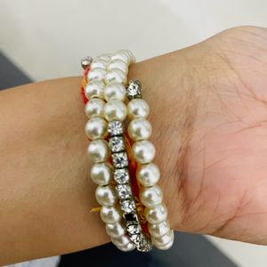 Pearl Bracelet & Ring Combo 💍