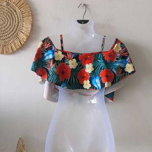 Tropical Crop Top From Italy