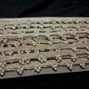 9 Meter Gold Pearl Lace