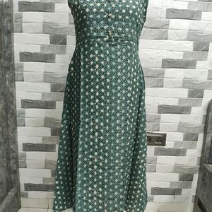 A Line Sleeveless kurti