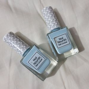 Kay Beauty| Nail Lacquer| Set Of 2| Seafront