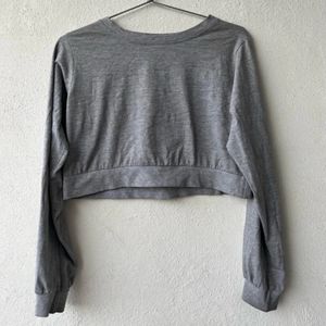 Grey Full Sleeves Top