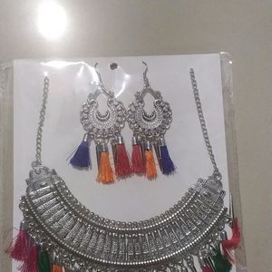 Oxidised Necklace For Navratri