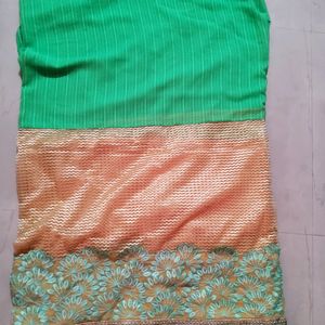 Embroidered Saree