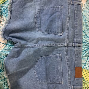 Wavelength Denim Shorts