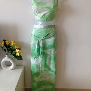 Urbanic Green Tie Dye Coord Set