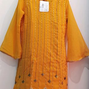 Kurti With Sharara And Dupatta