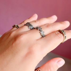 Combo Rings For Women( 5 Pcs )