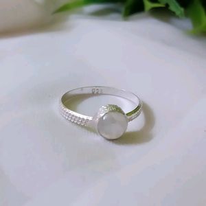 Original silver With Moonstone Ring