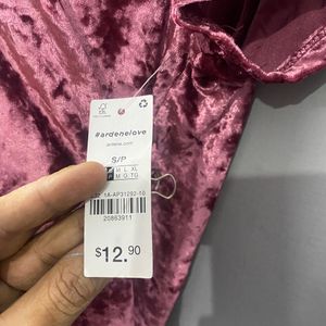 Velvet Crop Top Unique Pieces