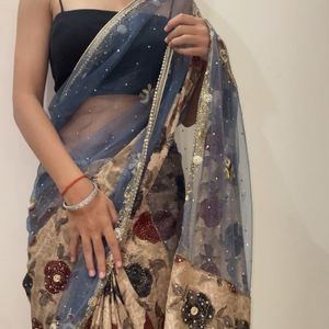 Heavy Party Wear Saree