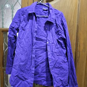 Purple formal shirt