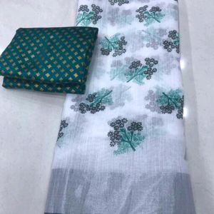 Linen Sarees 1