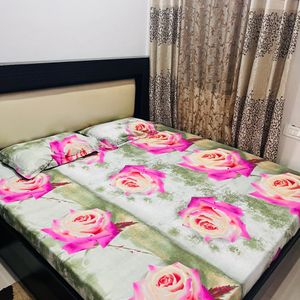 Combo Off❗️( 2 Price Drop Bed sheet + Peach Kurta)