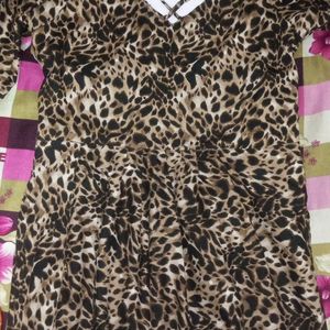 ♥️Naira Ka Animal Print Kurti