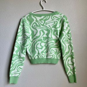 Swirly Green 🟢 Cardigan