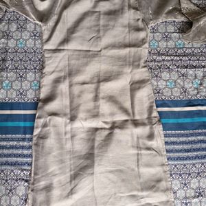 Silver Embroidered Kurti