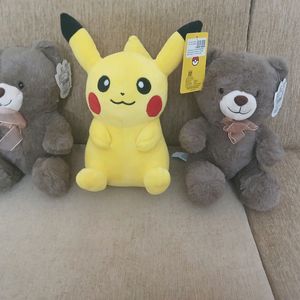 3 Soft Toys @discount