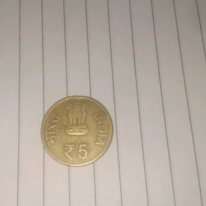 5 Rupee commemorative coin featuring Motilal Nehru