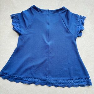 Blue Babydoll Top